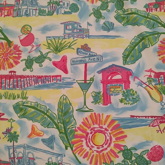 Smith & Quinn Custom Katherine Golf Sleeveless Dress Venice Beach Tropic… - Picture 4 of 11